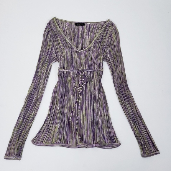 Y2K long sleeve knit empire waist coogi moschino - Picture 9 of 16